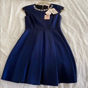 Ted Baker blue A line  dress